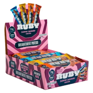 barra de proteína sabores lapidados display com 12u